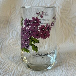Vintage Brockway Glass Larkspur - July
